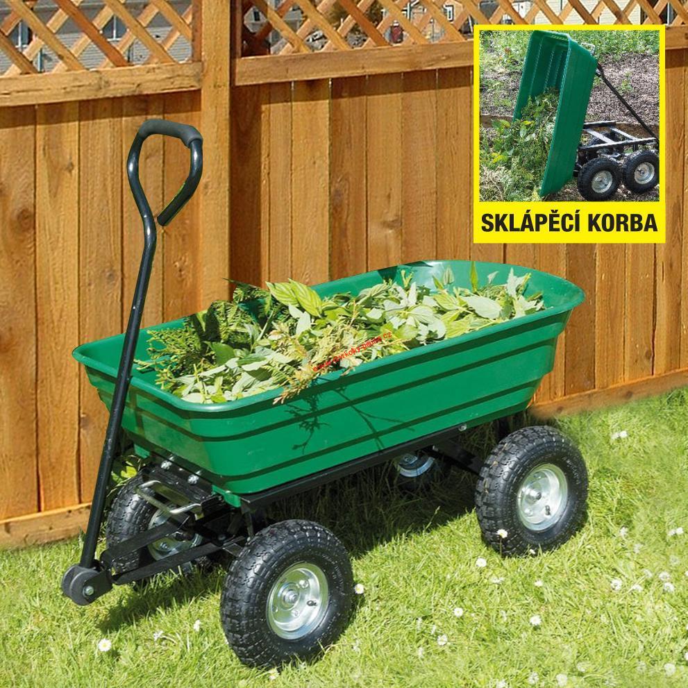 Zahradní vozík farmer sklápěcí 75L