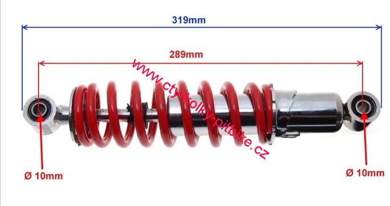 Tlumič čtyřkolka pitbike 280mm
