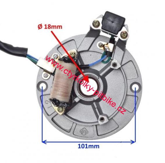 Startovací cívka magneto 1 cívka stator