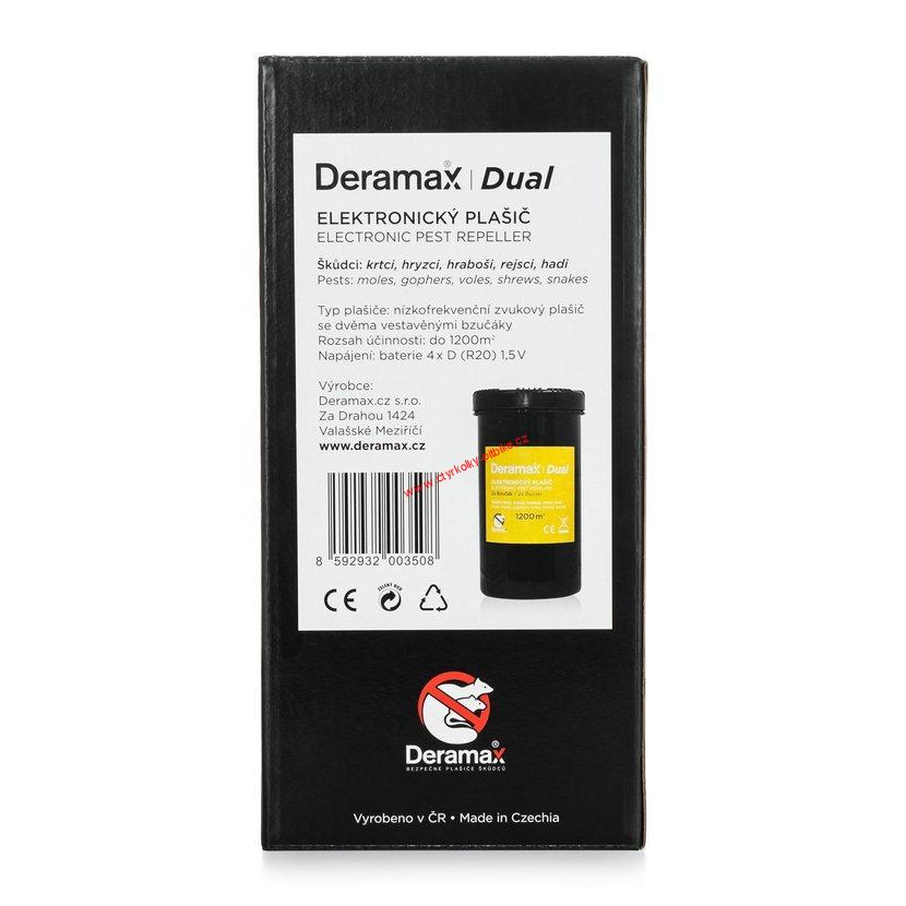 Plašič na krtky a hryzce Deramax Dual