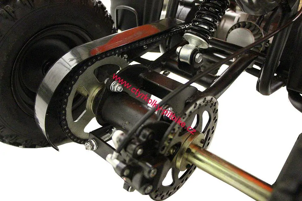 Dětská čtyřkolka Nitro Torino 49cc el. start červená