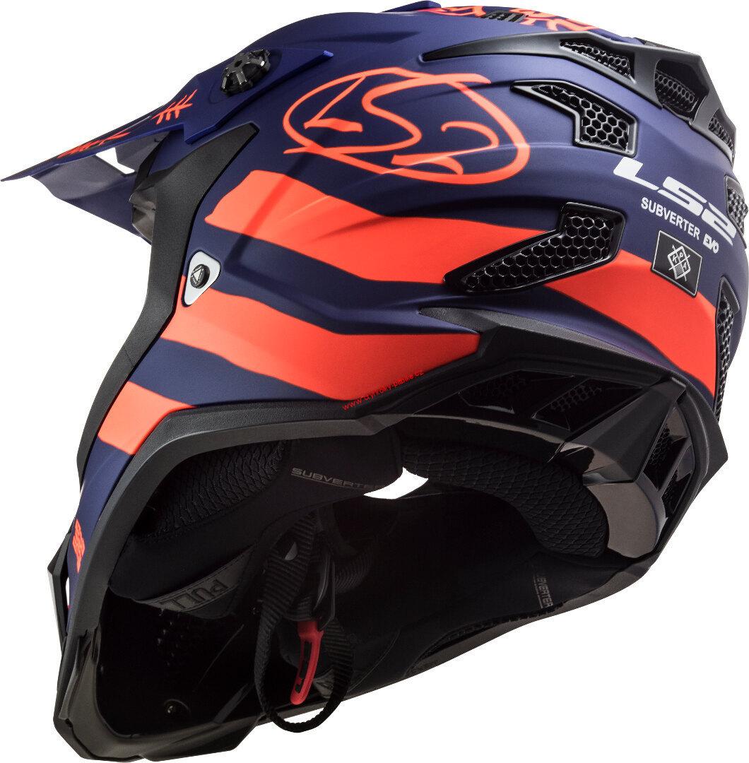 Krosová moto přilba LS2 MX700 Subverter Evo Astro cargo blue