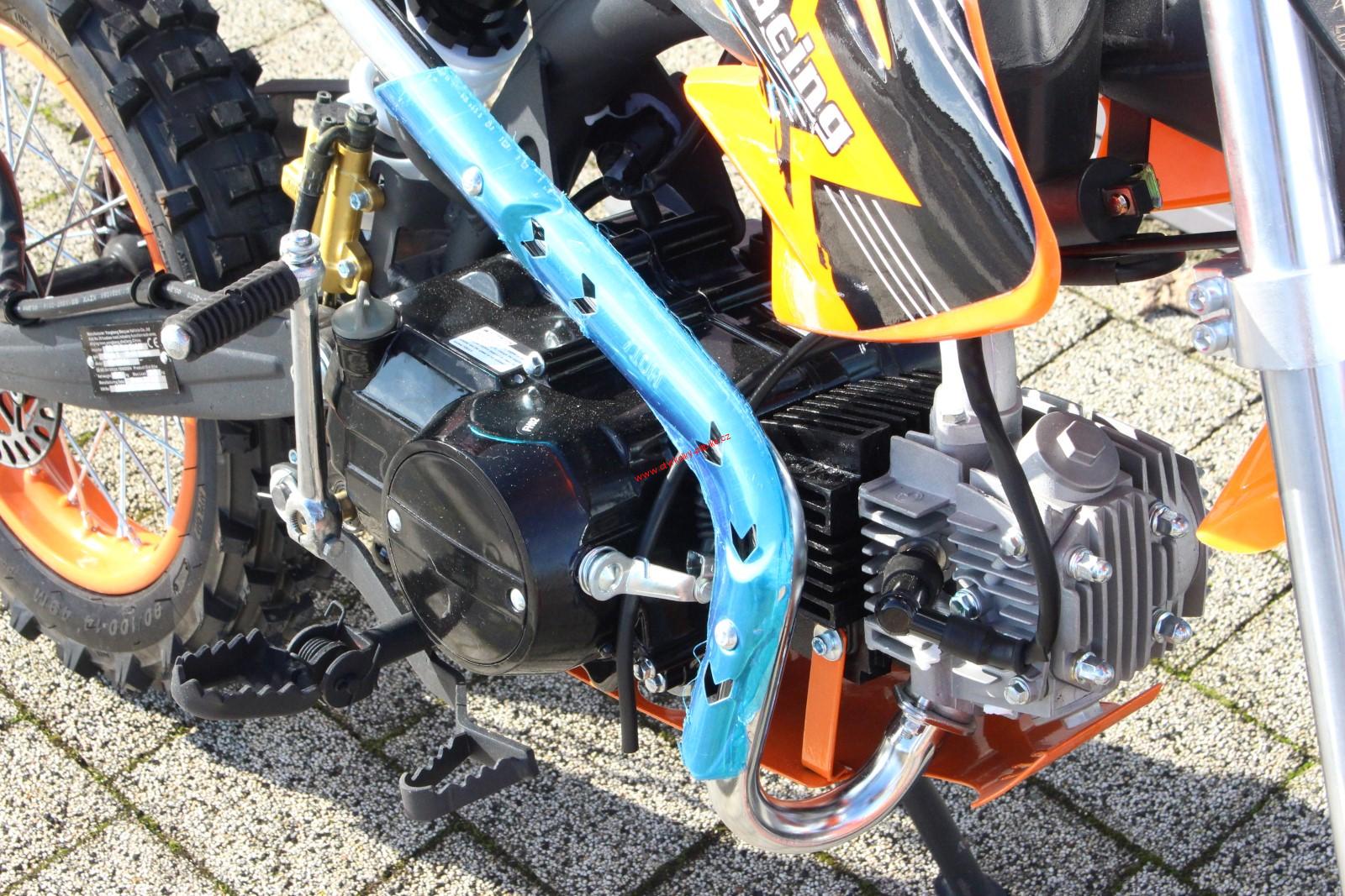 Pitbike 17/14 125cc oranžový