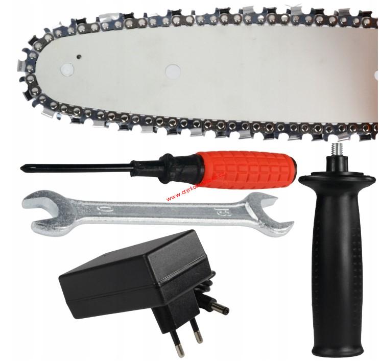 Aku řetězová pila Black 21V na větve stromů 8"