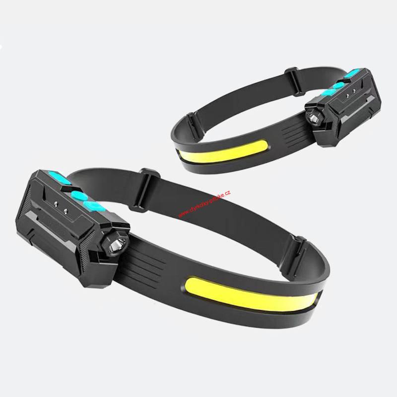 Nabíjecí čelovka handsensor 350lm