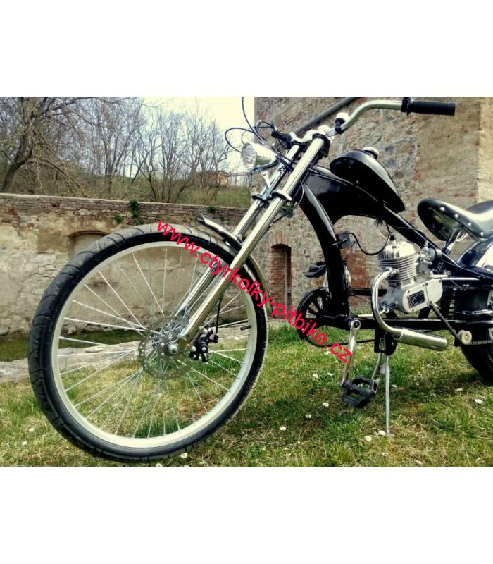 Moto kolo Chopper 80cc black