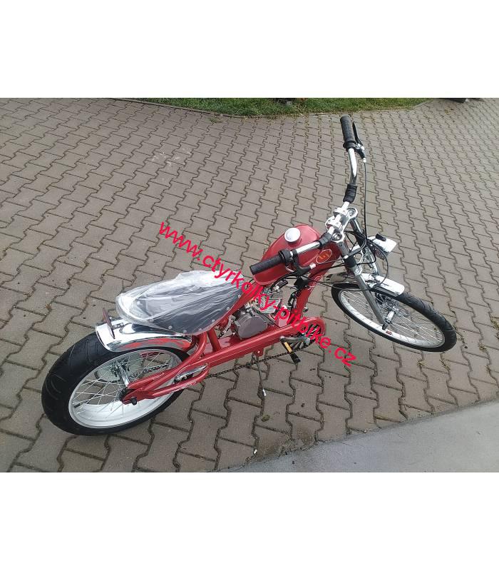 Moto kolo Chopper 49cc red