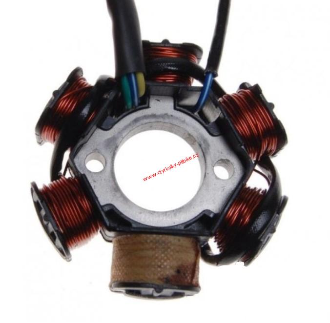 Startovací cívky magneto 6 cívek stator pro motor 154FMI
