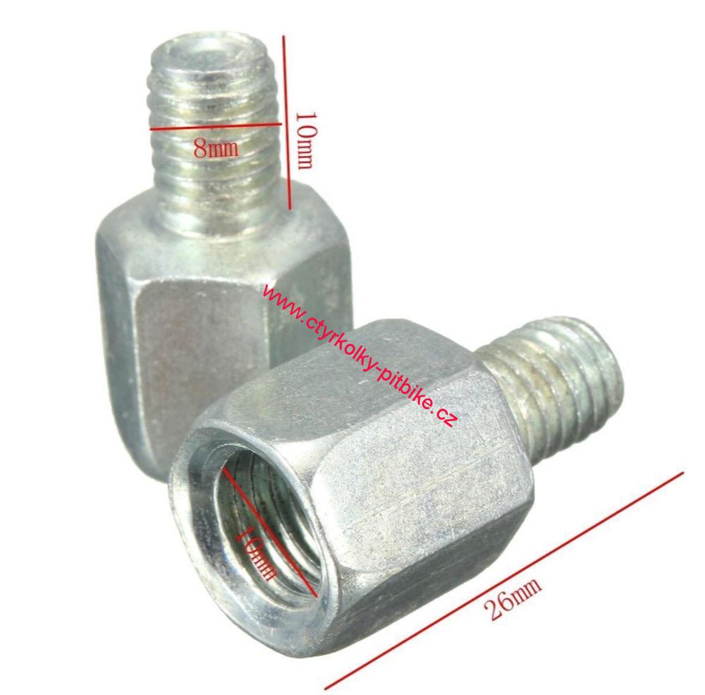 Redukce na zcátka 10/8mm