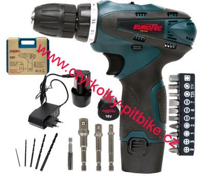 Aku Vrtačka Eurotec Li-ion18V WPCD151
