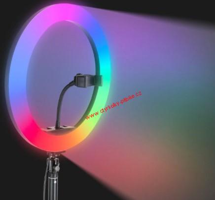 Led světlo pro focení natáčení mobilem 30cm barevné