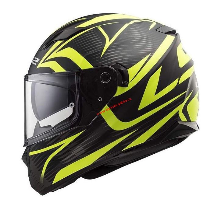 Integrální moto přilba LS2 FF320 STREAM EVO JINK MAT YELLOW vel. XS - XXL