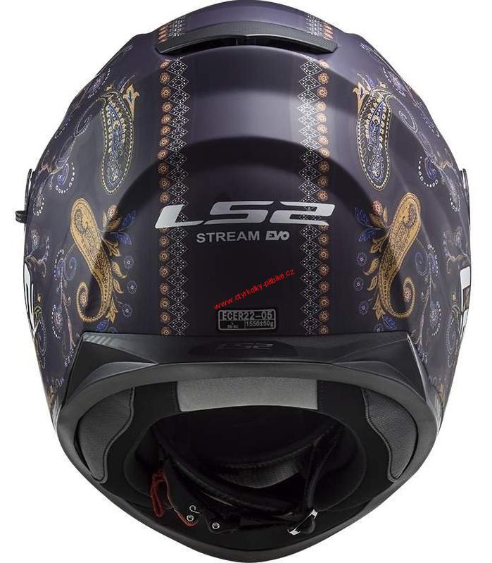 Integrální moto přilba LS2 FF320 STREAM EVO PASLY MATT VIOLET vel. XXS - XXL