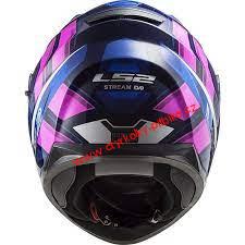 Integrální moto přilba LS2 FF320 Stream Loop bluee fluo pink