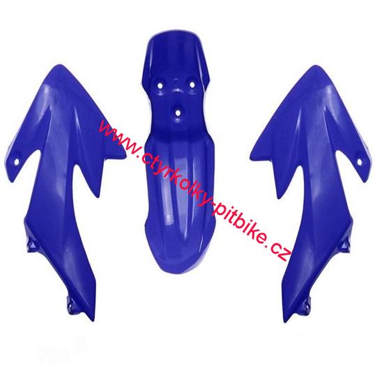 Plasty pitbike modro-bílé
