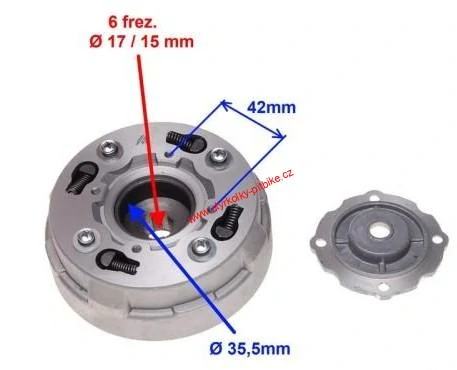 Odstředivá spojka 110/125cc typ 1