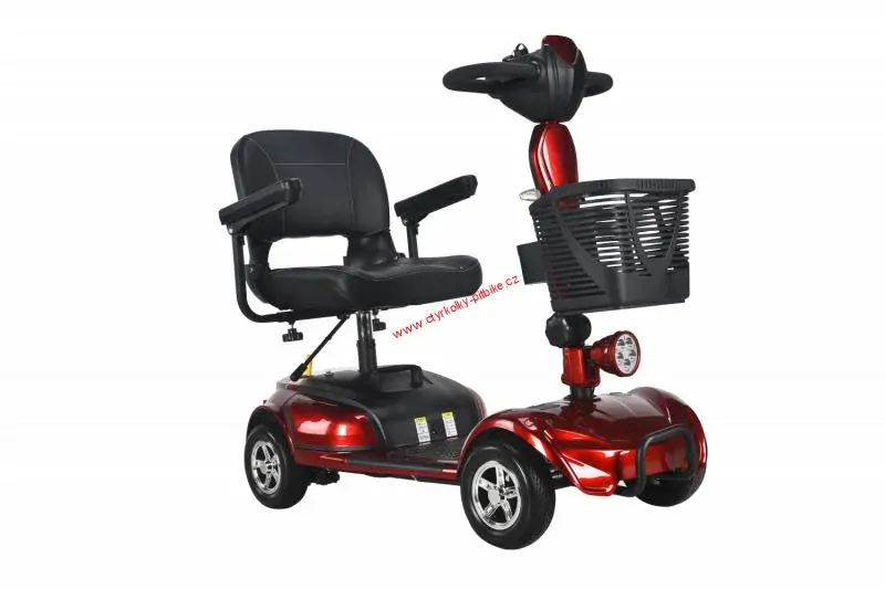 Elektrický skútr pro důchodce Mobility M3 300W nosnost 150kg dojezd až 20km