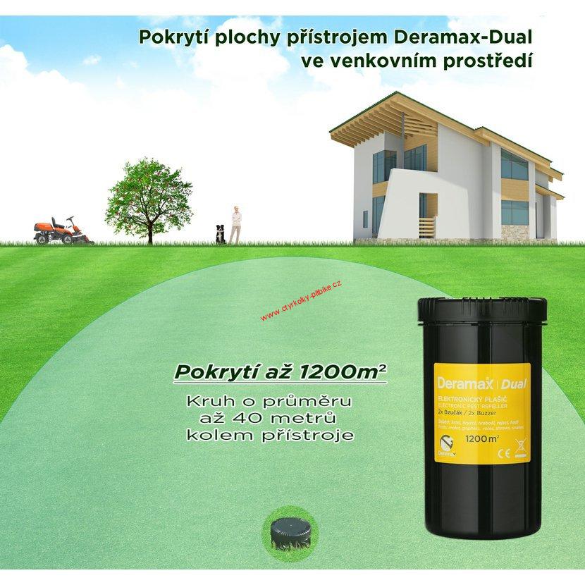 Plašič na krtky a hryzce Deramax Dual