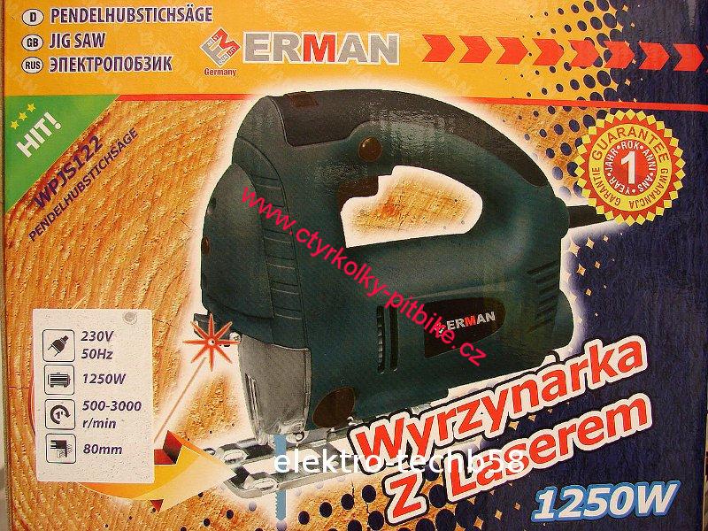 Přímočará pila 1250 W s laserem
