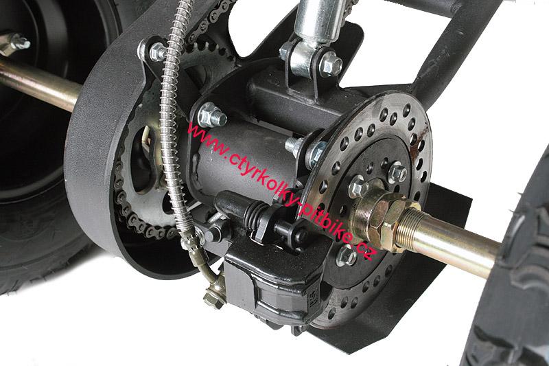 Čtyřkolka ATV Toronto Sport RS automat 125ccm červená 8" kola