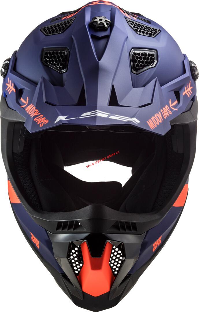 Krosová moto přilba LS2 MX700 Subverter Evo Astro cargo blue