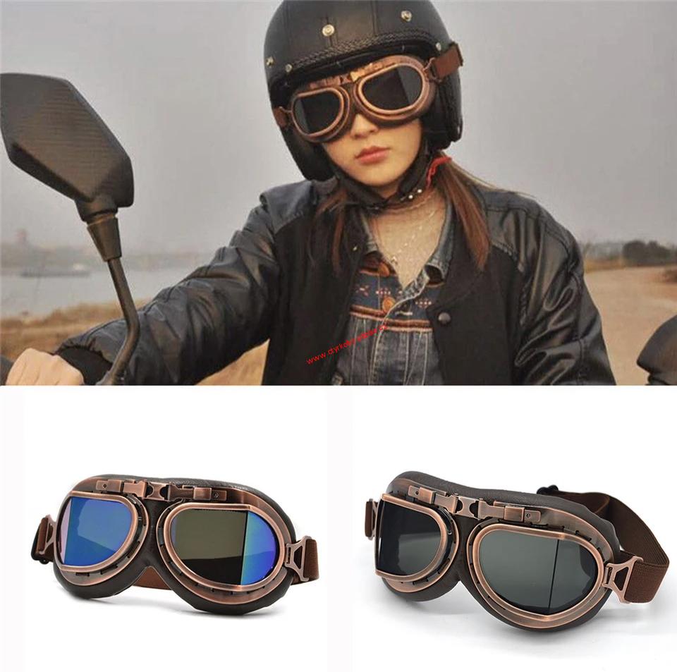 Retro moto brýle německé Cu