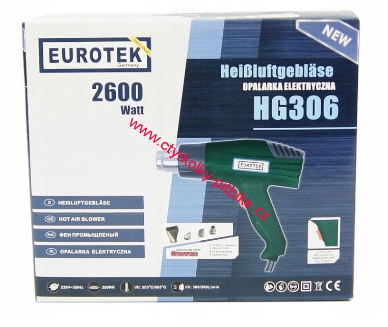 Horkovzdušná pistole Eurotek 2600W