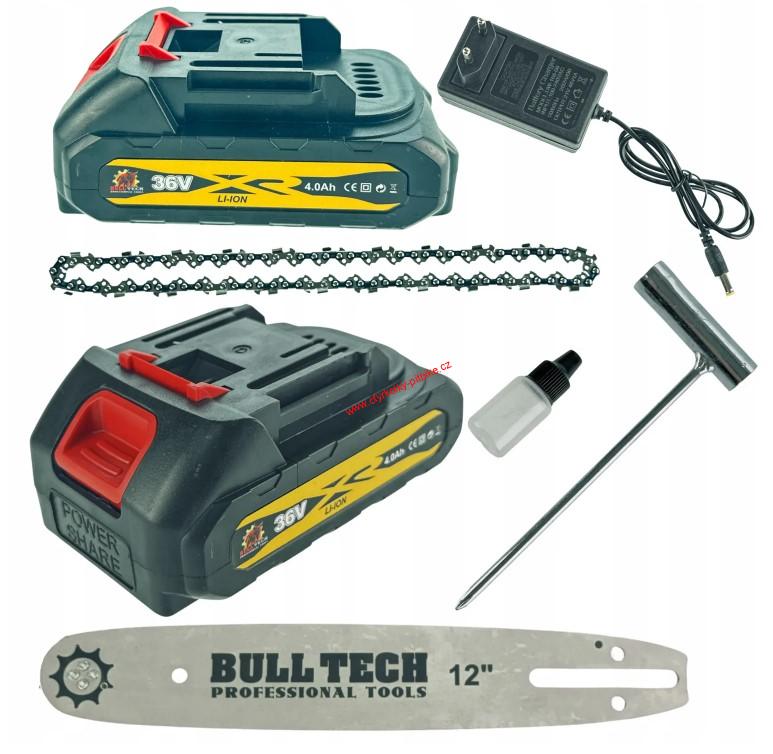 Aku řetězová pila Bull Tech 36V /24V 12"