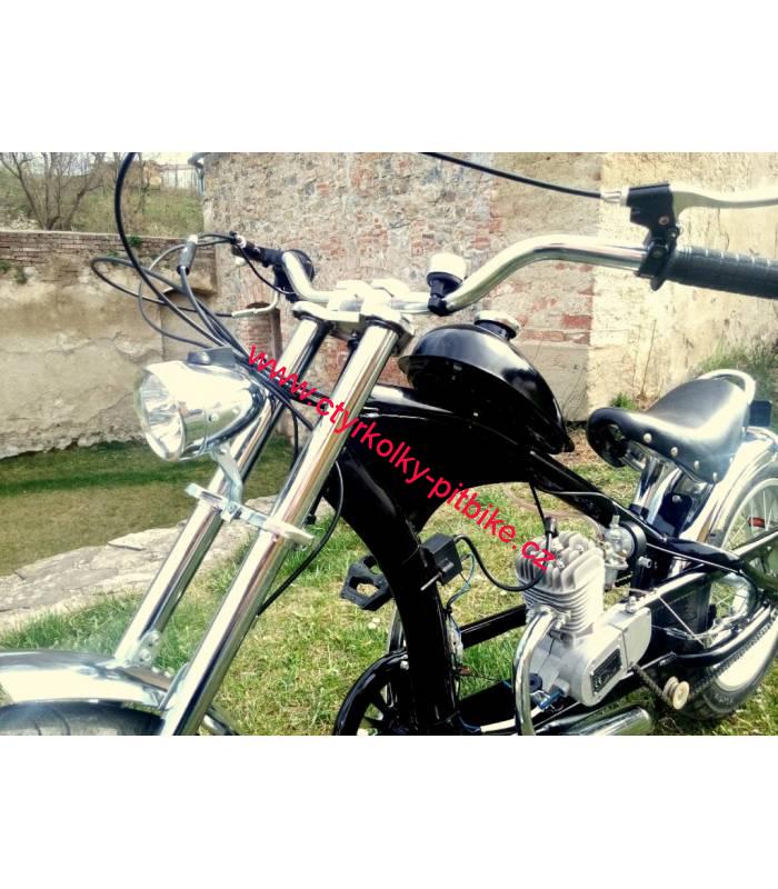 Moto kolo Chopper 80cc black