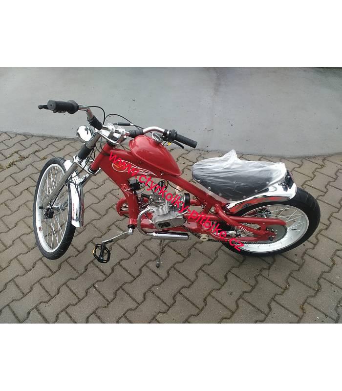 Moto kolo Chopper 49cc red