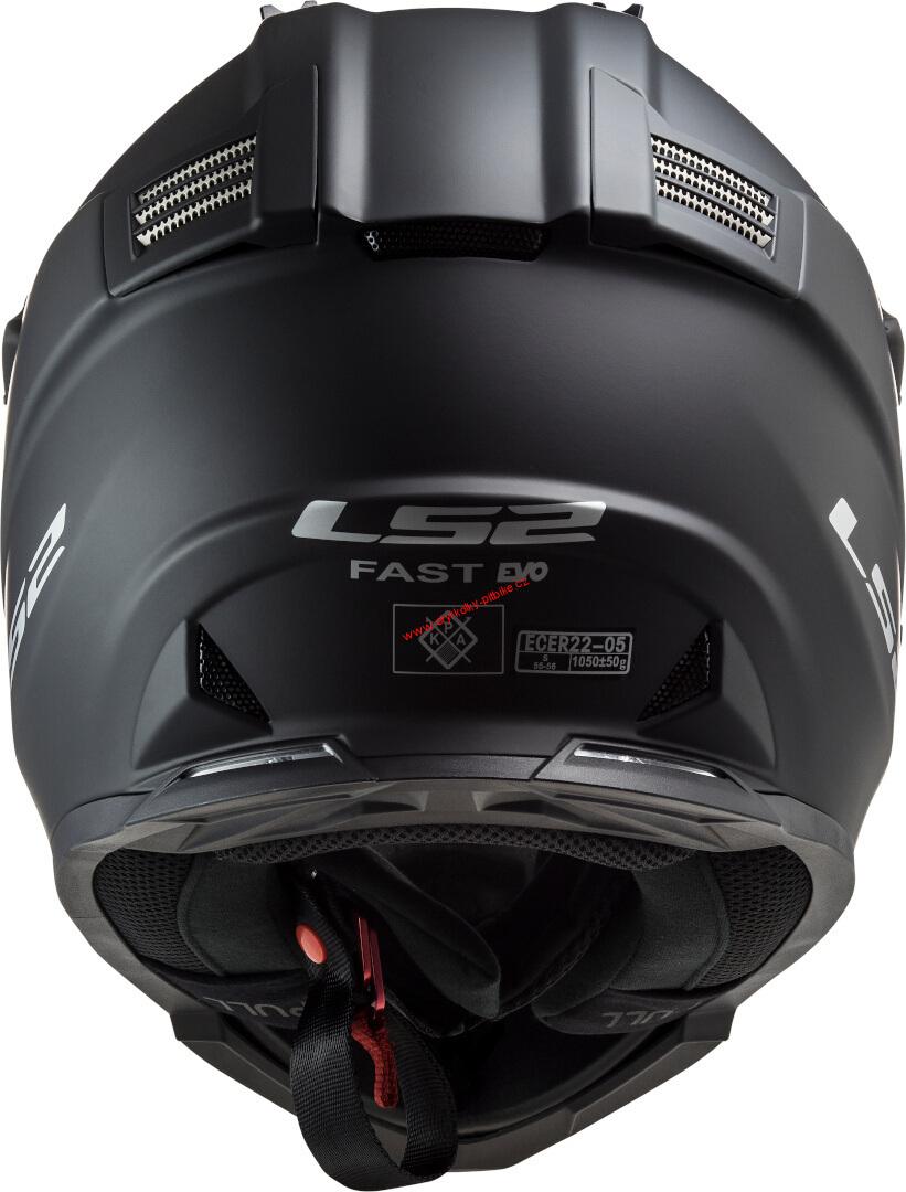 Krosová moto přilba LS2 MX437 Fast Evo matt black