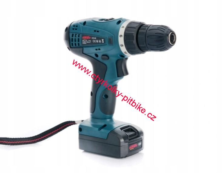 Aku vrtačka Eurotec 18V Li-ion baterie 2x