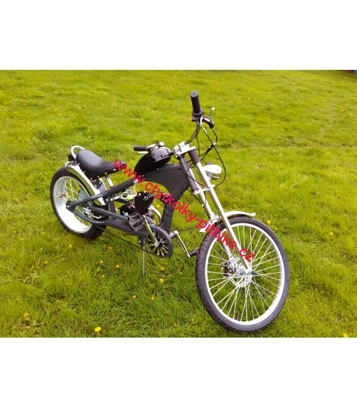 Moto kolo Chopper 80cc black