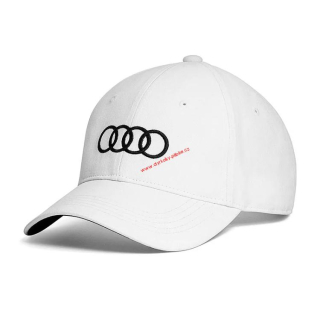 Čepice Audi bílá